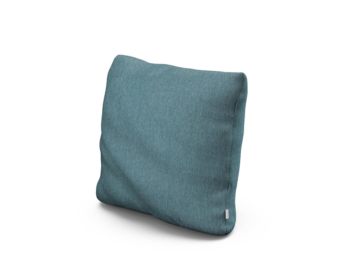 POLYWOOD 16" Outdoor Throw Pillow in Ocean Teal
