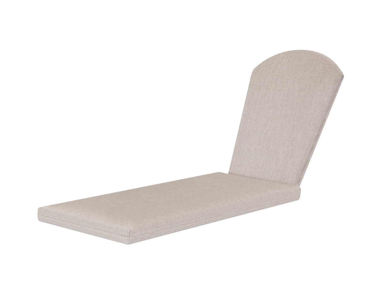 POLYWOOD Chaise Cushion in Cast Ash