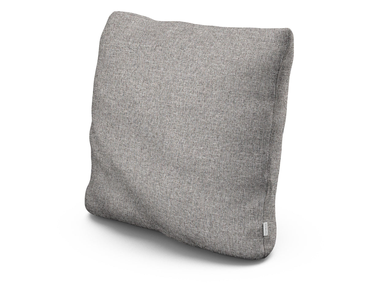 POLYWOOD 20" Outdoor Throw Pillow in Grey Mist