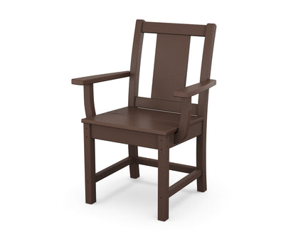POLYWOOD Prairie Dining Arm Chair in Mahogany