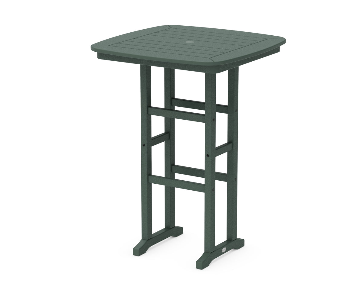 POLYWOOD Nautical 31" Bar Table in Green