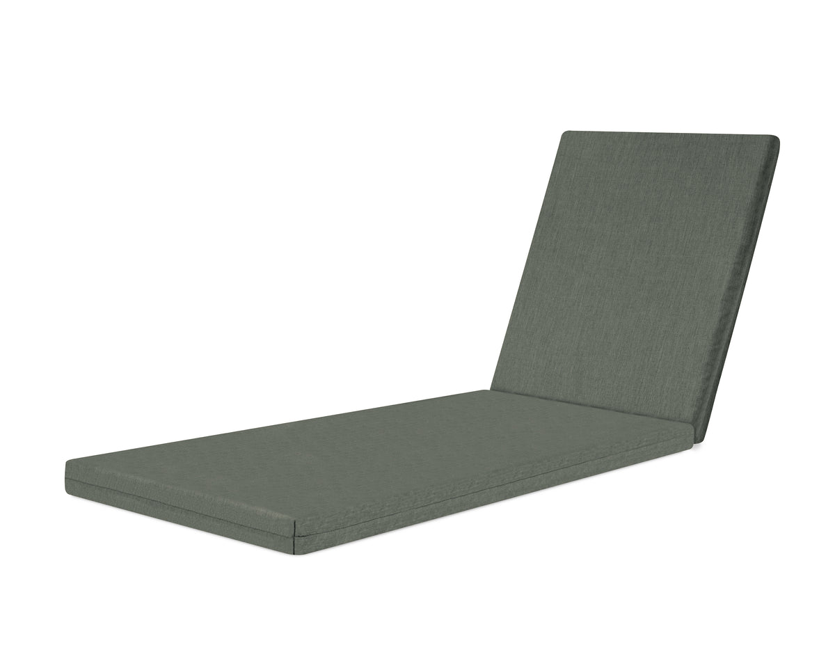 POLYWOOD Chaise Cushion in Cast Sage