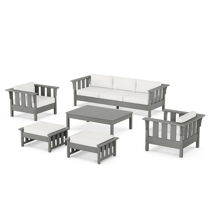 POLYWOOD Acadia 6-Piece Lounge Sofa Set
