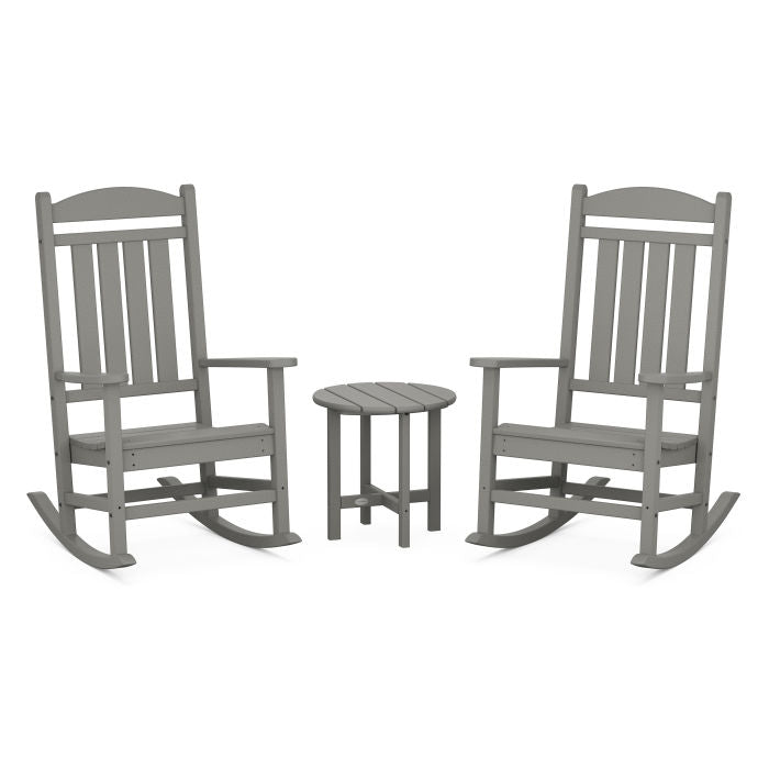 Presidential 3-Piece Rocker Set with Round Side Table