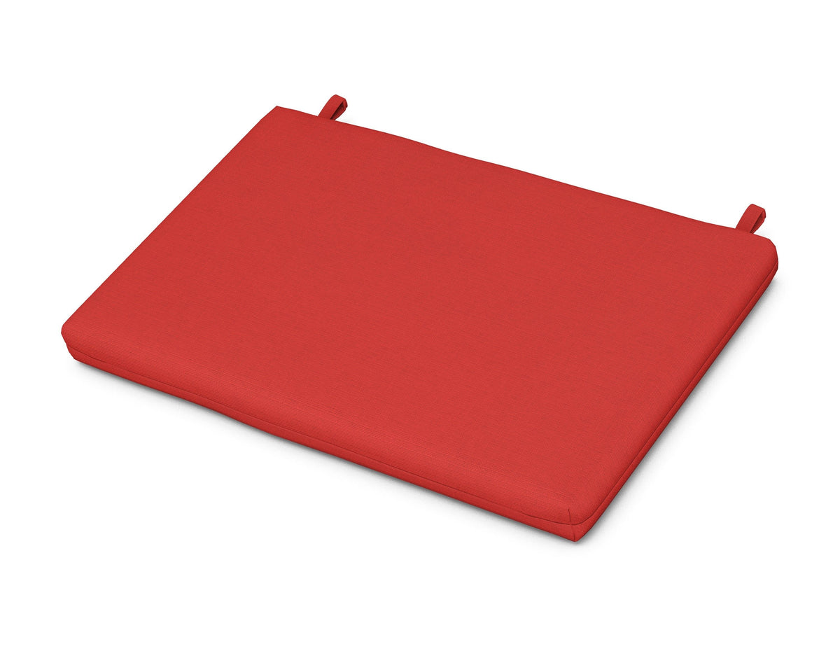 POLYWOOD Eastport Lounge Chair Cushion in Crimson Linen