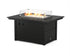 POLYWOOD Rectangle 34"x46" Fire Pit Table in Black