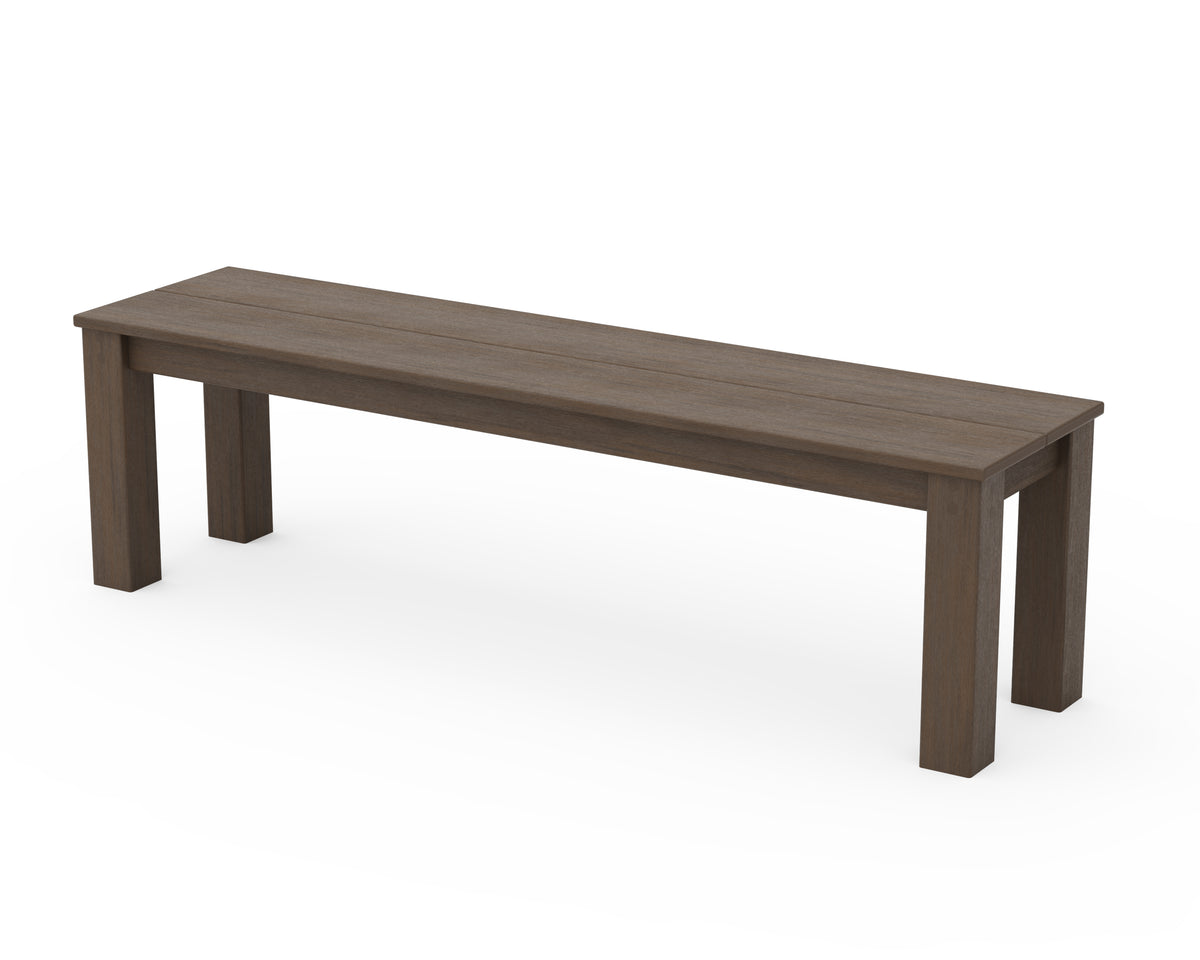 POLYWOOD Parsons 60" Bench in Kona