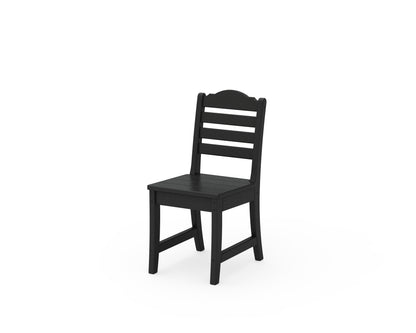 POLYWOOD Savannah Kids Dining Chair in Black