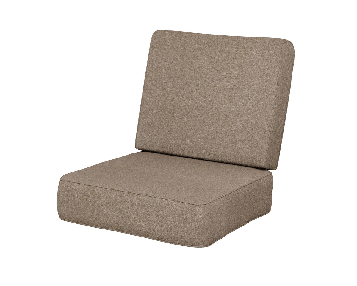 POLYWOOD Ateeva Harbour Seat and Back Cushion in Spiced Burlap
