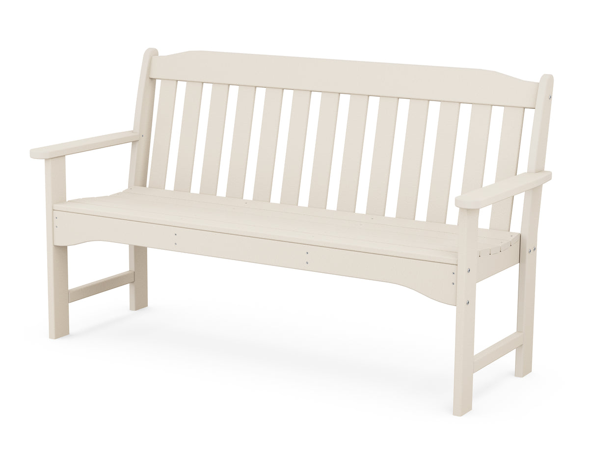 POLYWOOD Country Living 60" Garden Bench in Sand