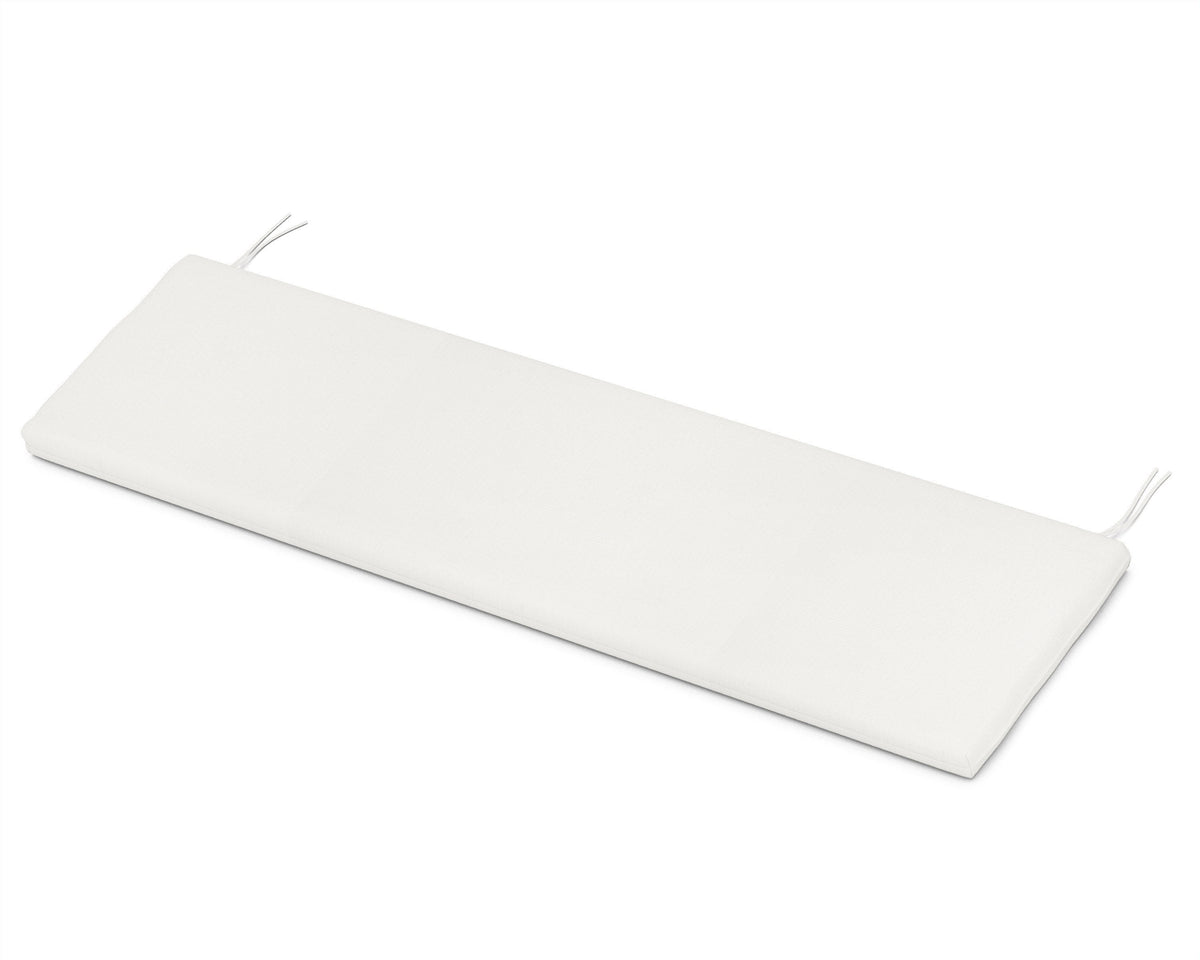 POLYWOOD Bench Seat Cushion - 17.25"D x 68.5"W x 2.5"H in Natural Linen