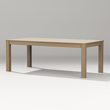 POLYWOOD 84" Parsons Dining Table in Vintage Sahara