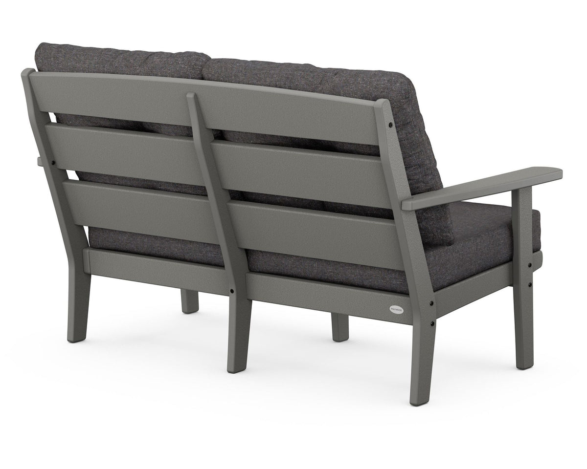 POLYWOOD Lakeside Deep Seating Loveseat angle view
