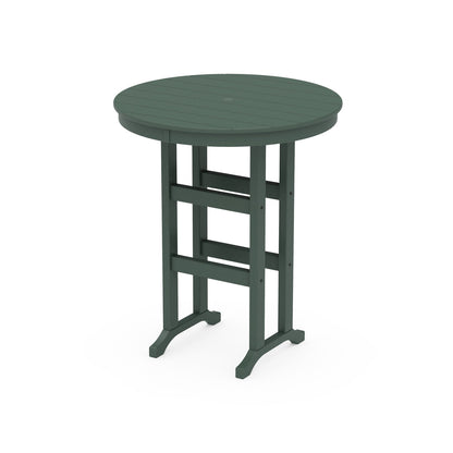 POLYWOOD 36" Round Farmhouse Bar Table
