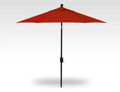 9' Push Button Tilt Umbrella, Black Frame
