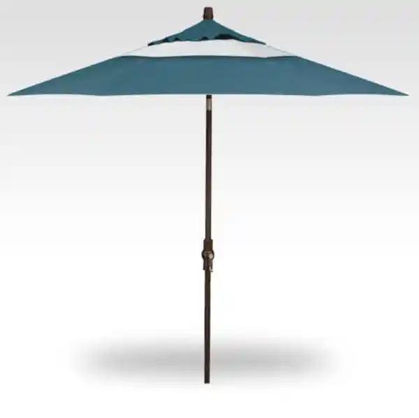 Treasure Garden Patio Umbrella Bronze / Natural/Surf 9&