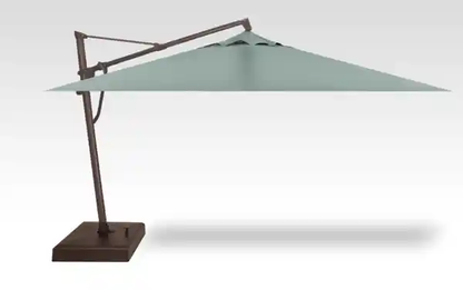 Treasure Garden 13' Octagon AKZP Cantilever Umbrella with Black Frame