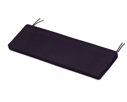 POLYWOOD Chinoiserie 60" Bench Seat Cushion in Navy Linen
