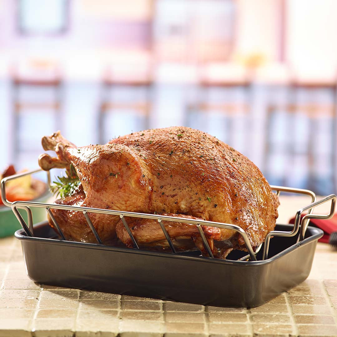 Large Stainless Rib/Roast Rack