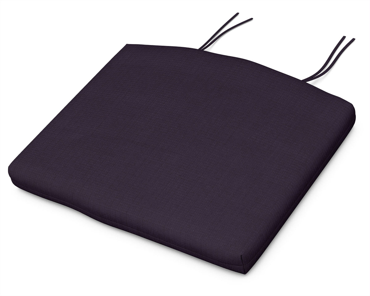 POLYWOOD Standard Seat Cushion 18.5"D x 24"W x 2.5"H in Navy Linen