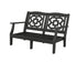 POLYWOOD Chinoiserie Deep Seating Loveseat Frame in Black