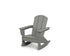 POLYWOOD Kids Nautical Adirondack Rocking Chair in Slate Grey