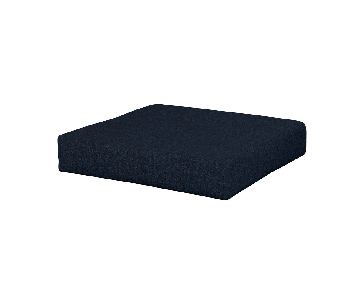 POLYWOOD Vineyard Ottoman Cushion in Marine Indigo