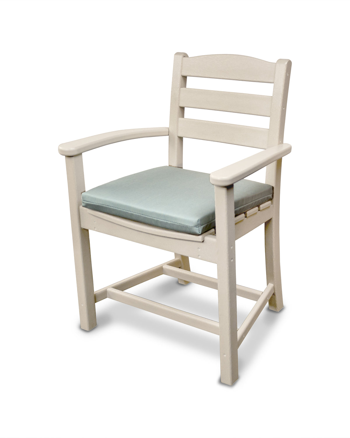 POLYWOOD Ateeva™ 17" x 17" Outdoor Seat Cushion by POLYWOOD® in Spa
