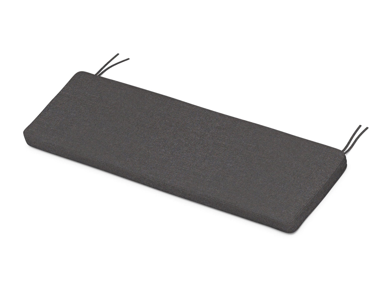 POLYWOOD Chinoiserie 60" Bench Seat Cushion in Ash Charcoal