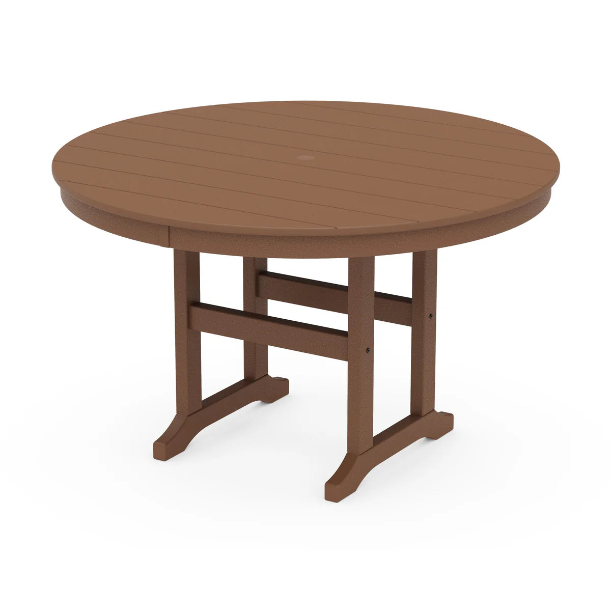 POLYWOOD 48" Round Farmhouse Dining Table