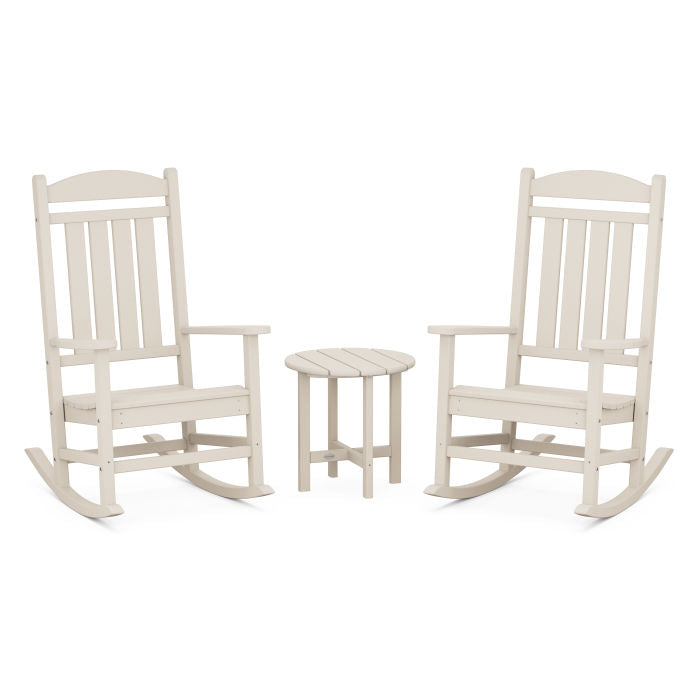 Presidential 3-Piece Rocker Set with Round Side Table