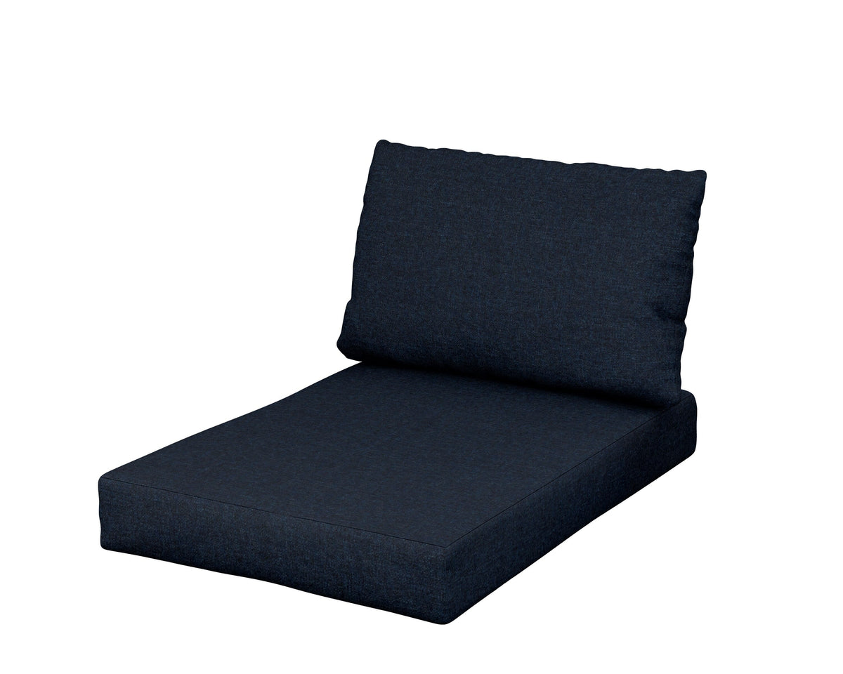 POLYWOOD Daybed Swing Seat/Back Cushion in Marine Indigo