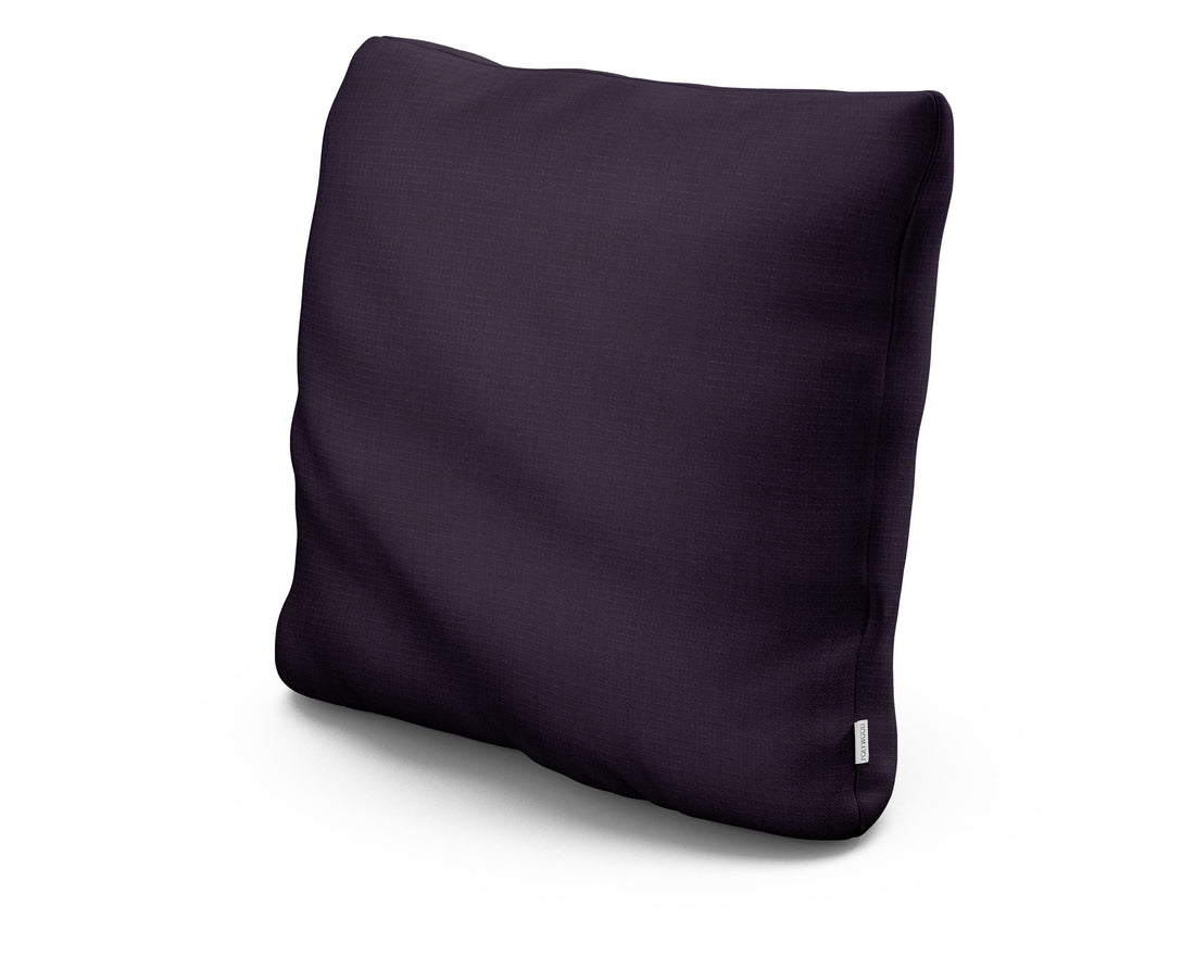 POLYWOOD 22" Outdoor Throw Pillow in Navy Linen