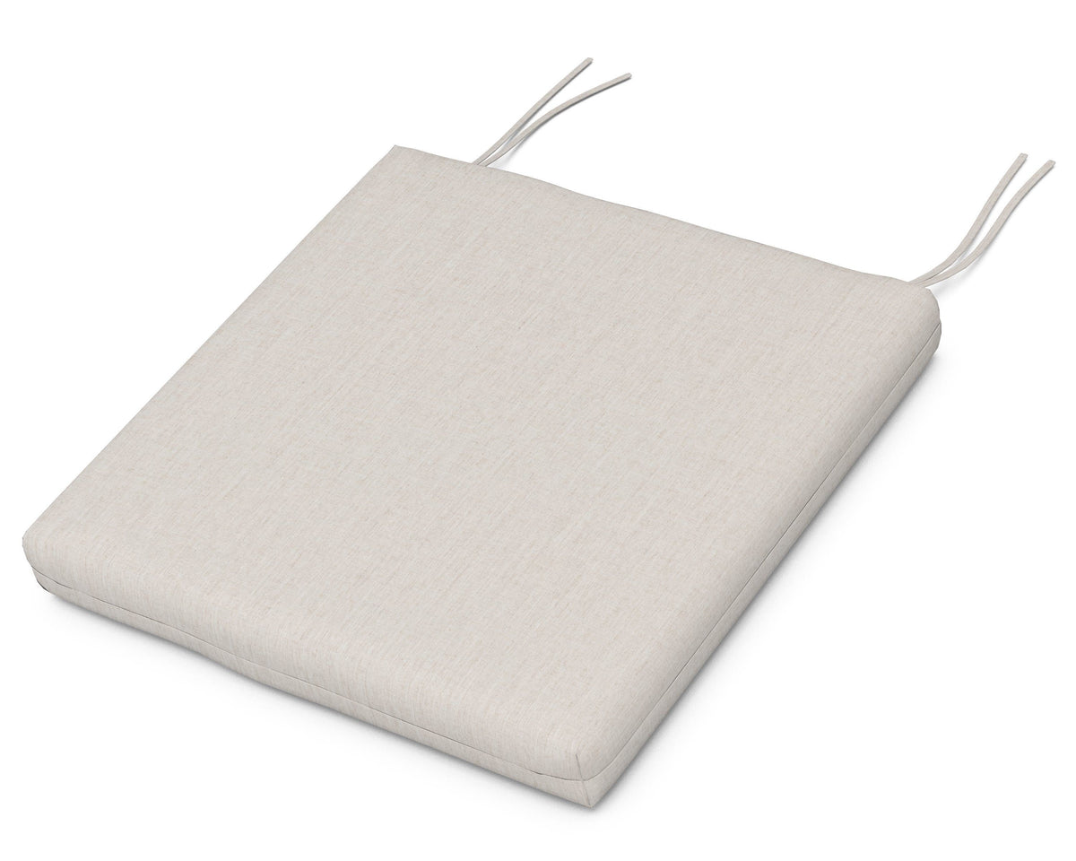 POLYWOOD Acadia Dining Arm Seat Pad in Cast Ash