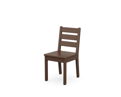 POLYWOOD Kids Lakeside Dining Chair in Mahogany