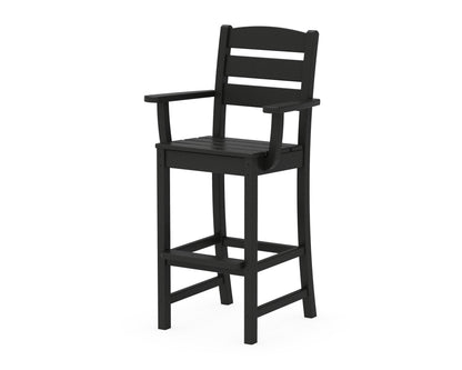 POLYWOOD Lakeside Bar Arm Chair in Black