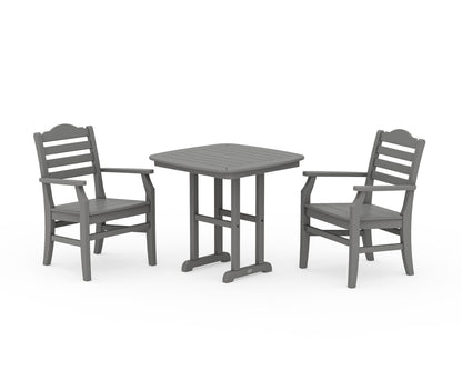 POLYWOOD Savannah 3-Piece Dining Set in Slate Grey
