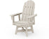 POLYWOOD Vineyard Curveback Adirondack Swivel Dining Chair in Sand