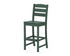 POLYWOOD Lakeside Bar Side Chair in Green