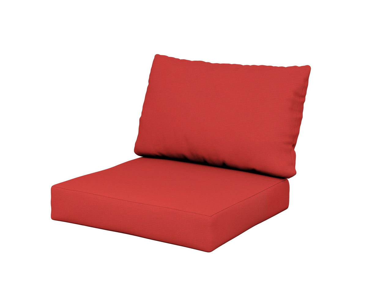 POLYWOOD Modular Cushion in Crimson Linen