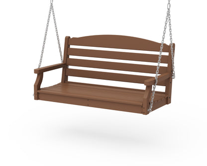 POLYWOOD Savannah 48" Swing in Teak