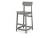 POLYWOOD Modern Studio Urban Bar Chair in Slate Grey
