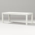 POLYWOOD 84" Parsons Dining Table in Vintage White