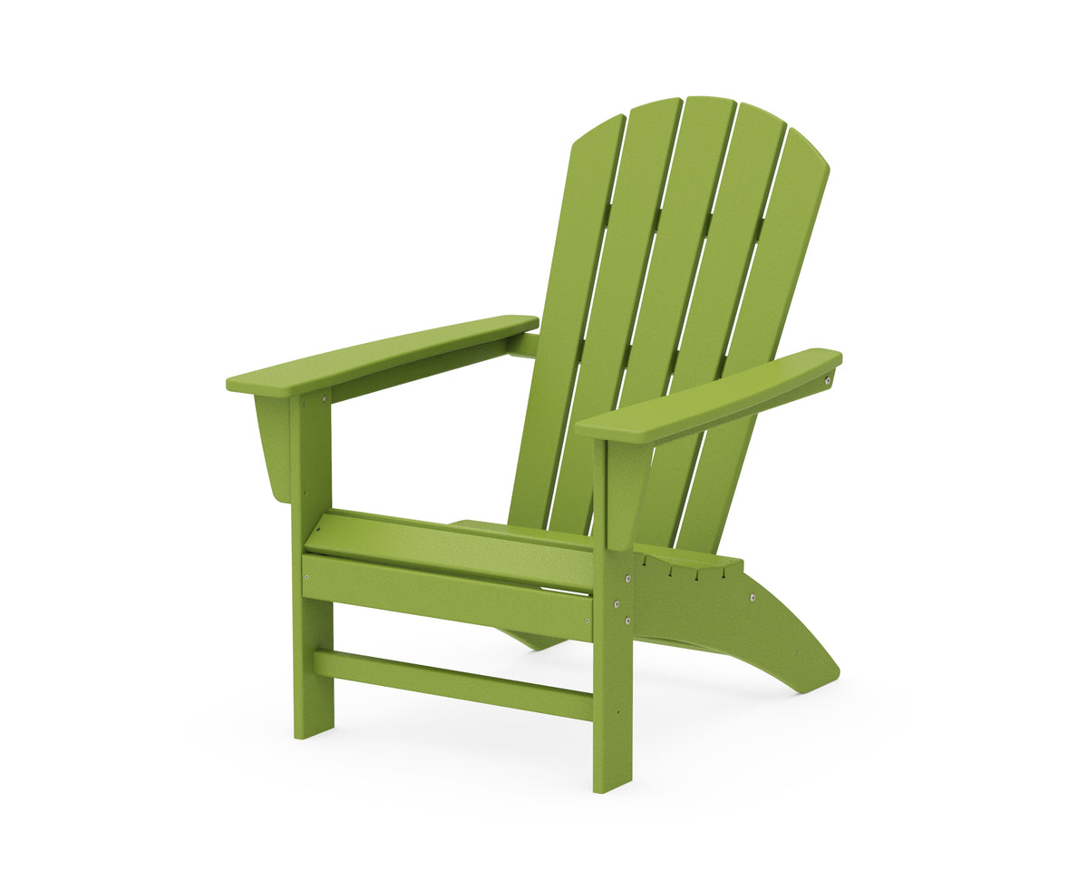 POLYWOOD Nautical Adirondack Chair in Lime
