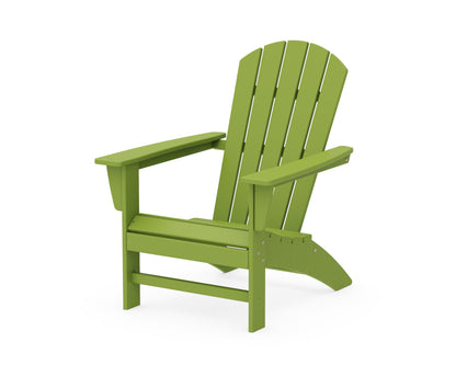 POLYWOOD Nautical Adirondack Chair in Lime