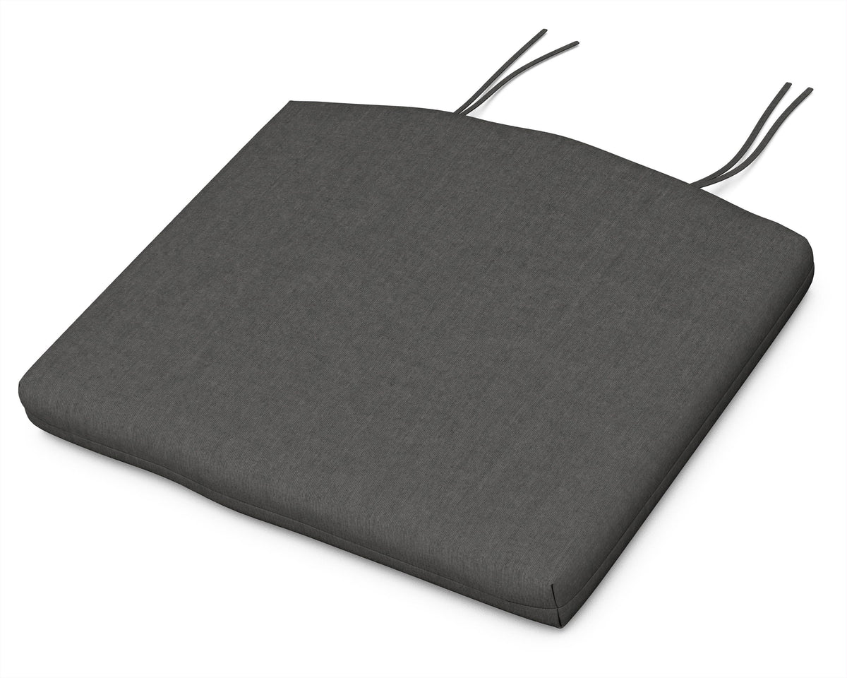 POLYWOOD Standard Seat Cushion 18.5"D x 24"W x 2.5"H in Spectrum Carbon