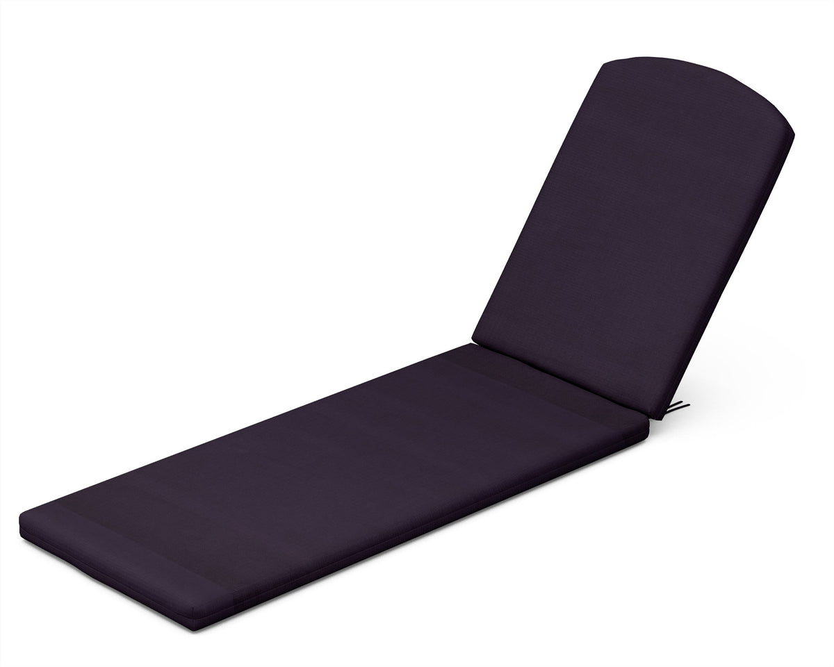 POLYWOOD Chaise Cushion in Navy Linen
