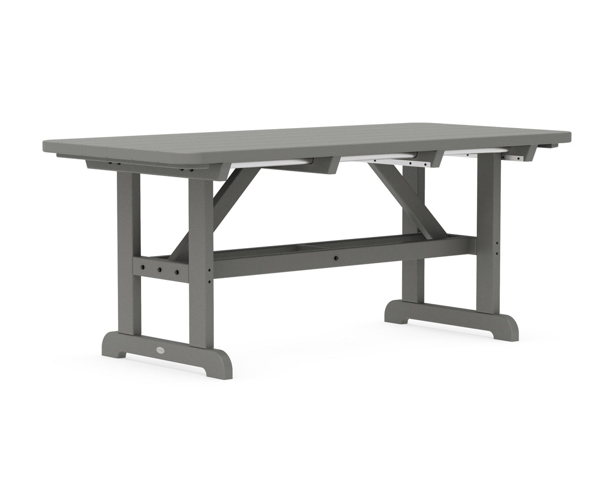 POLYWOOD Park 33" x 70" Harvester Picnic Table angle view