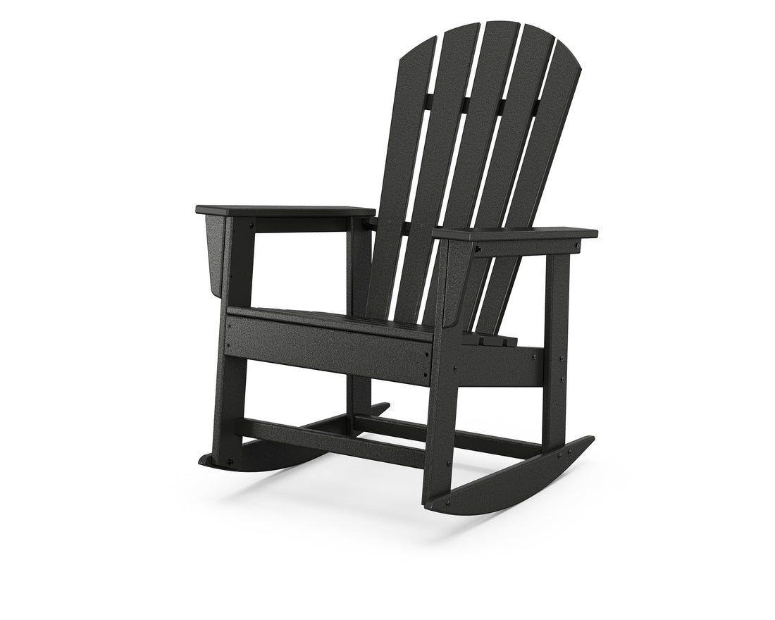 POLYWOOD South Beach Rocking Chair in Black