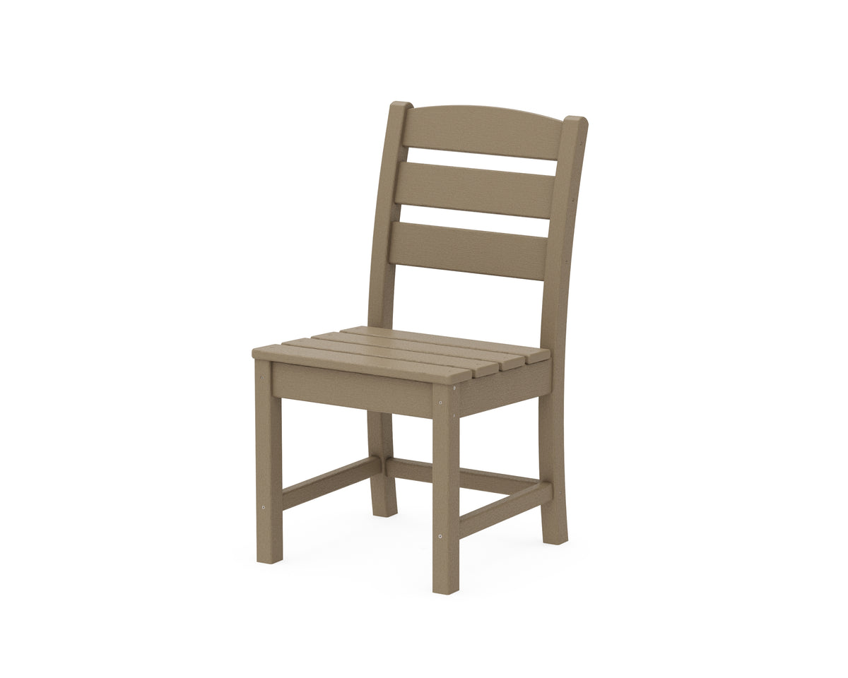 POLYWOOD Lakeside Dining Side Chair in Vintage Sahara